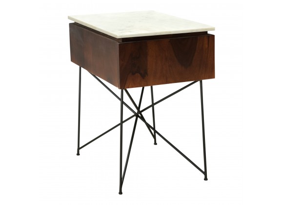 Moe's Home Collection Dominic Nightstand - Front Side Angle