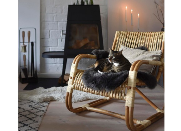 Cane-Line Curve Lounge Chair INDOOR - Natural