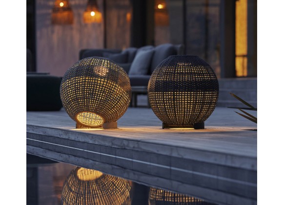 Cane-Line Illusion Lamp Round Outdoor VIew