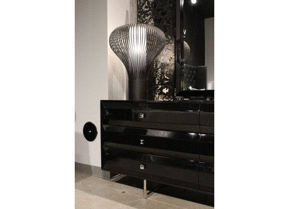 Whiteline Modern Living Erik Table Lamp White - Lifestyle