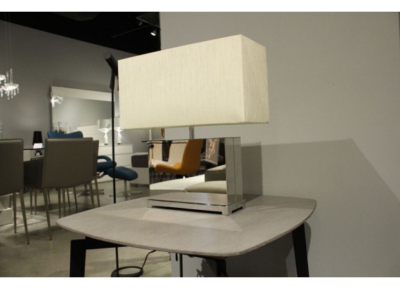 Payton Table Lamp Stainless Steel Base - Lifestyle