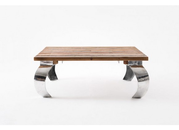 Nova Solo Barca Square Coffee Table - Front Angle