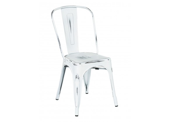 Industrial Chair In Whitewash
