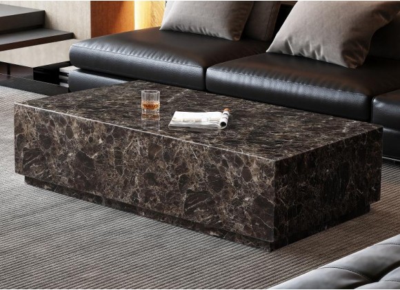 Iris Coffee Table in Brown-Lifestyle 1