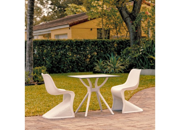 Compamia Bloom Dining Set with 2 Chairs White - Lifestyle