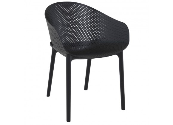 Compamia Sky Outdoor Dining Chair - Black