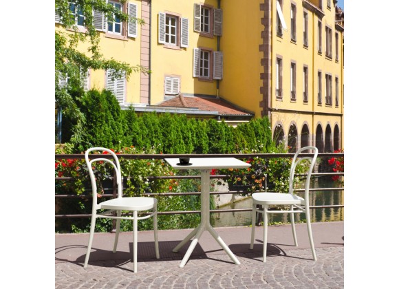 Marie Bistro Set 3 Piece White