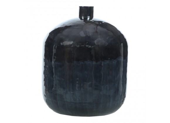 Moe's Home Collection Blue Mountain Vase - Short - Front Angle