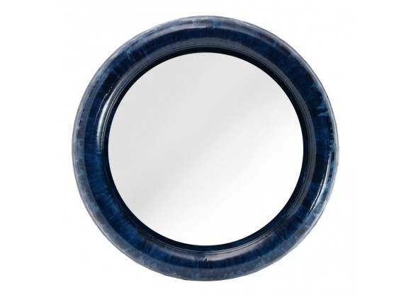 Moe's Home Collection Atlantis Mirror Blue - Front