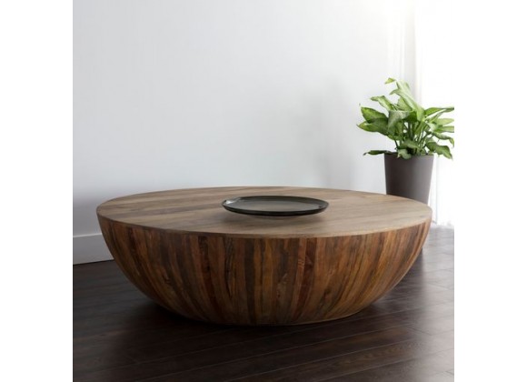 Sunpan Kinsley Coffee Table Large Natural - Lifestyle