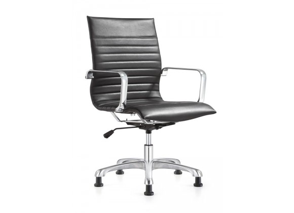 Woodstock Marketing Janis Side Chair - Black - Angled View