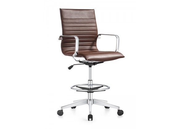Woodstock Marketing Janis Stool - Brown - Angled View