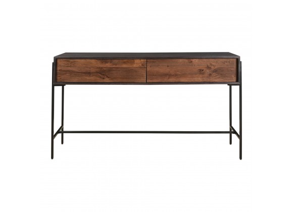 Moe's Home Collection Tobin Console Table Brown - Front Angle