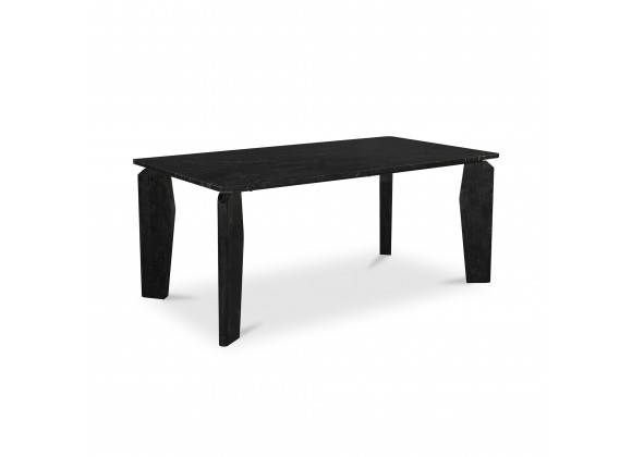 Moe's Home Collection Satona Dining Table, Black - Front Side Angle
