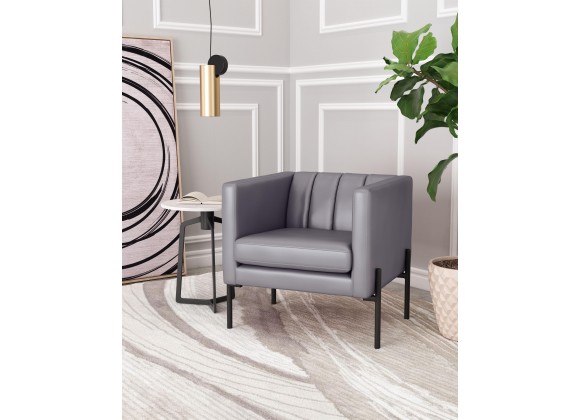 Jess Accent Chair Gray - Lifestyle 1