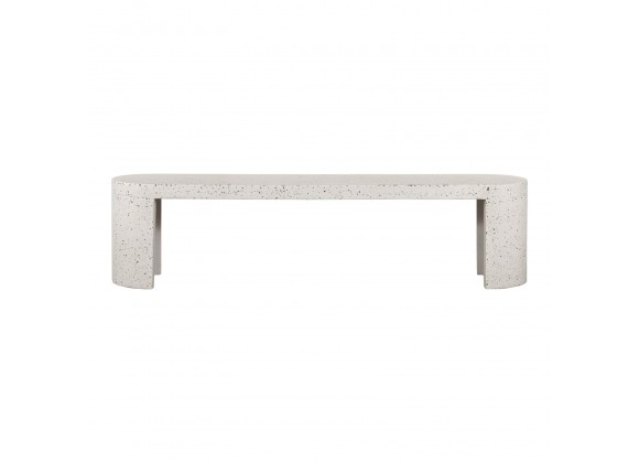 Moe's Home Collection Lyon Outdoor Bench - Front  Angle