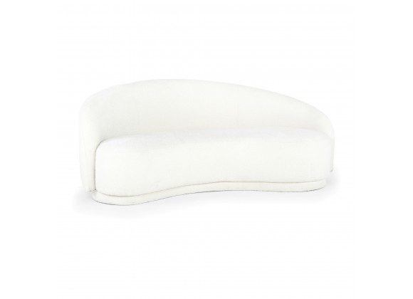 Moe's Home Collection Excelsior Sofa Cream - Front Side Angle