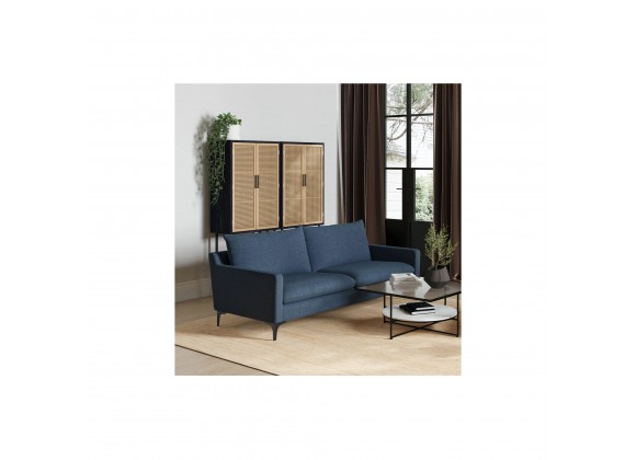 Moe's Home Collection Paris Sofa - Blue - Lifestyle