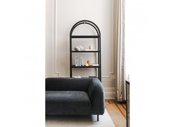 Moe's Home Collection Deleuze Chaise - Anthracite - Lifestyle