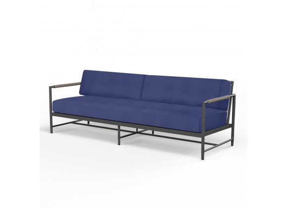 Pietra Sofa in Echo Midnight, No Welt - Front Side Angle