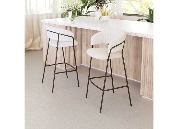 Josephine Barstool in Cream - Lifestyle