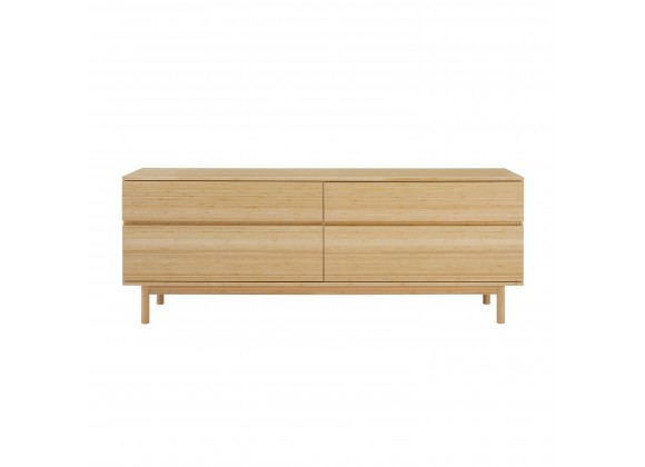 Greenington Monterey 4 Drawer Double Dresser, Wheat - Front Angle