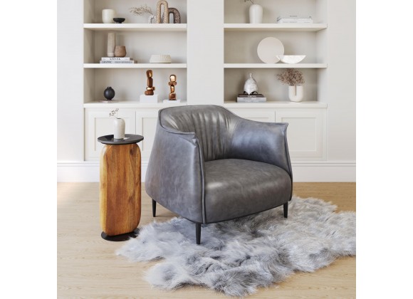 Julian Accent Chair in Gray- Lifestyle 1