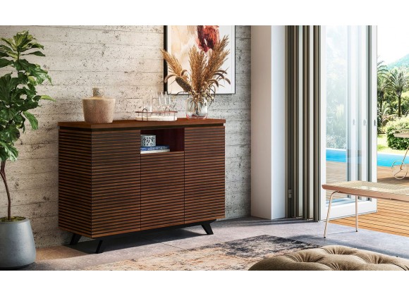 Furnitech Tango 47" Mid - Century Modern Media Storage Dresser - Lifestyle