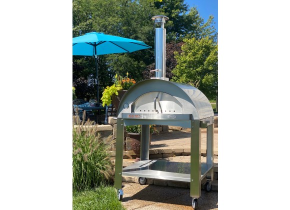 WPPO Ovens Karma 42" Professional Wood-Fired Oven - Lifestyle