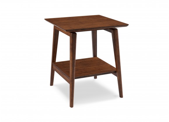 Greenington Antares End Table, Exotic - Front Side Angle