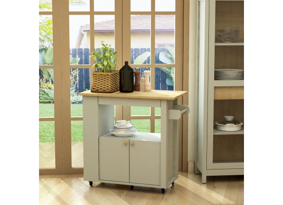 Anderson Teak Astor 35" Kitchen Cart - Lifesytle 2