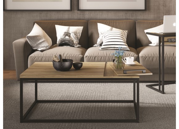 Casabianca NOA Coffee Table In Oak - Lifestyle Front