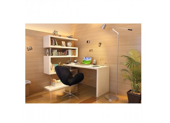J&M Furniture KD002 Office Desk WH