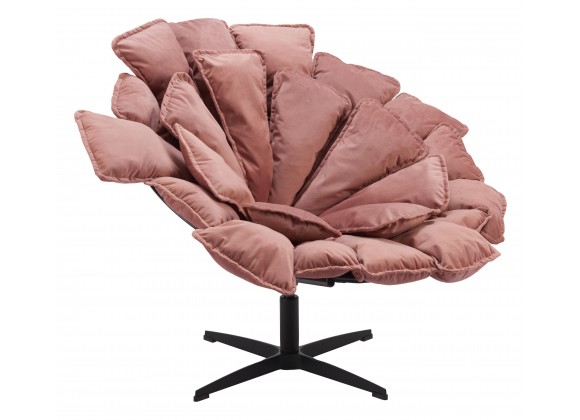 Kipas Accent Chair in Pink- Front View