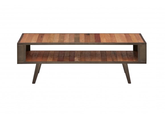 Nova Solo Coffee Table Open Shelf - Front Angled