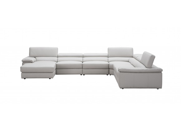 J&M Kobe Right Facing Leather Sectional