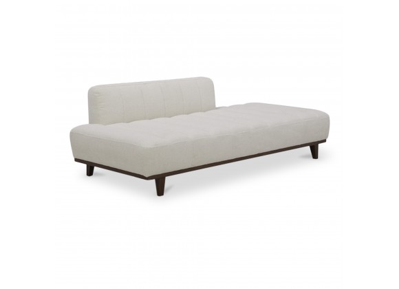 Moe's Home Collection Bennett Daybed, Warm White - Front Side Angle