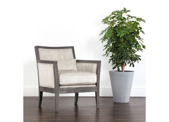 Sunpan Toscana Lounge Chair Nono Cream - Lifestyle