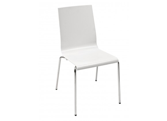 Technopolymer With Chromed Steel Tube Frame Chair - KUADRA-S 