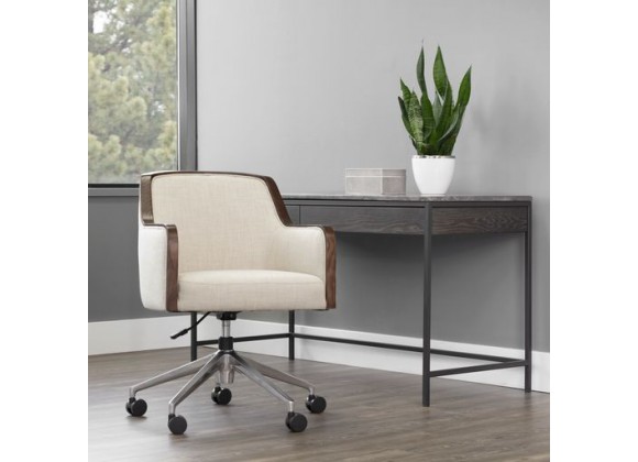 Sunpan Foley Office Chair - Effie Linen - Lifestyle