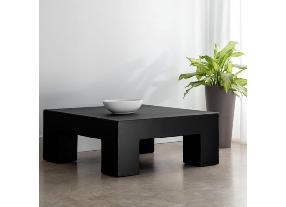 Sunpan Renley Coffee Table Black - Lifestyle