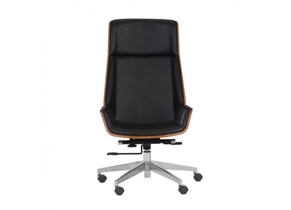 Sunpan Rhett Office Chair - Dillon Black - Front Angle