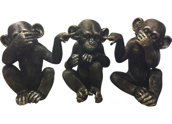 He Did It Chimps Set Of 3