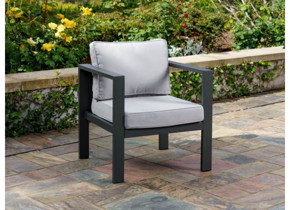 Tortuga Outdoor Lakeview Modern Outdoor Aluminum Chair 