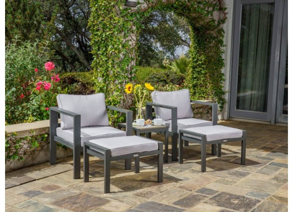 Tortuga Outdoor Lakeview Outdoor Aluminum Bistro Set