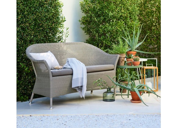 Cane-Line Lansing Sofa Seat Cushion Outdoor View