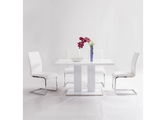 Armen Living Amanda Dining Table - Lifestyle