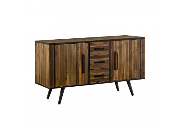 Cusco Acacia Rustic Buffet Cabinet - Angled