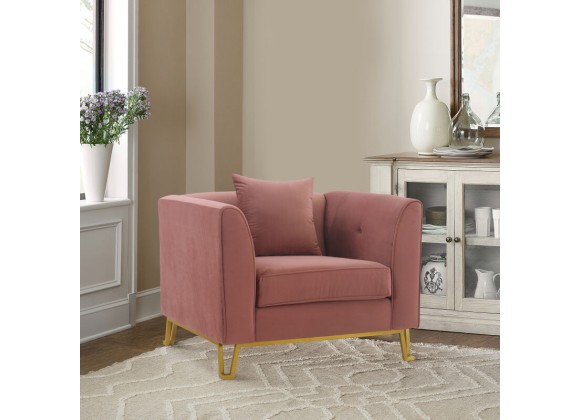 Blush colored accent chair discount