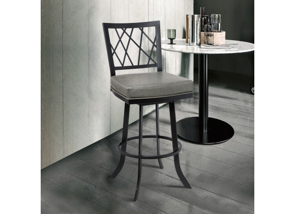 Armen Living Giselle Contemporary 26" Counter Height Barstool - Lifestyle 